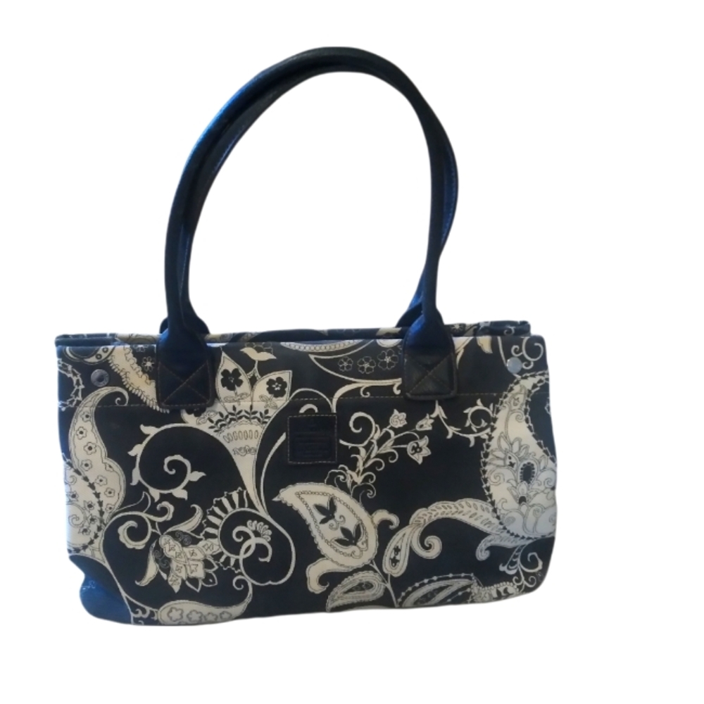 Liz Claiborne black and white purse